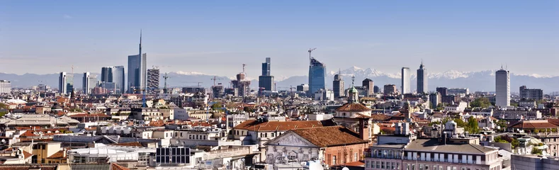 Foto op Plexiglas Skyline in Milaan, Italië © pcruciatti