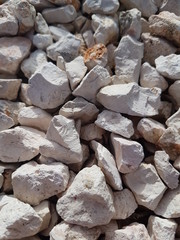 White stones background