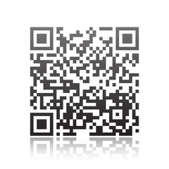 Qr code on white