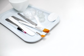 Accessories for procedures for skin care for face and body