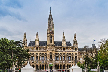 Fototapeta na wymiar Rathaus Wien