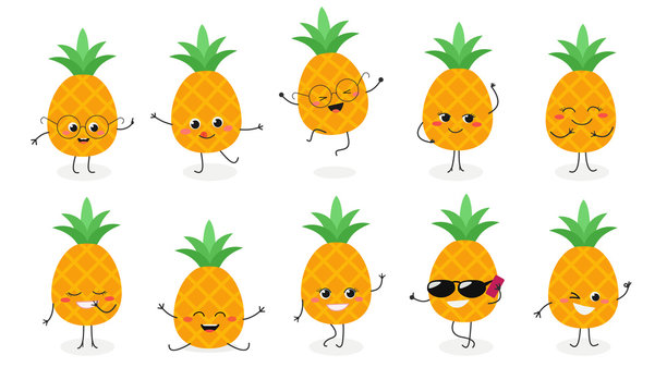 Pineapple emoticon №2
