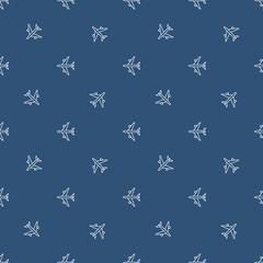 Seamless plane pattern