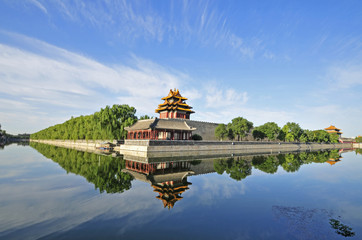 Beijing the imperial palace watchtower
