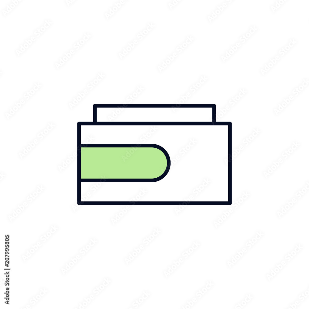 Aufkleber a tube of cream outline icon. element of colored spa icon for mobile concept and web apps. thin line