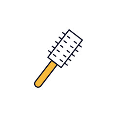 scrubbing brush outline icon. Element of colored spa icon for mobile concept and web apps. Thin line scrubbing brush outline icon can be used for web and mobile