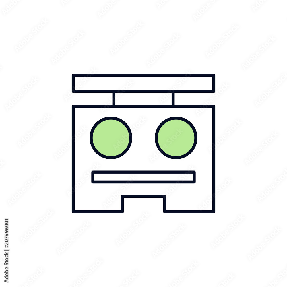 Poster mannequin table outline icon. element of colored spa icon for mobile concept and web apps. thin line