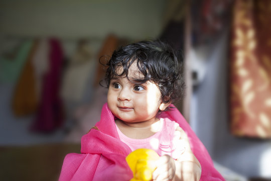 Cute Baby smiling and making fun