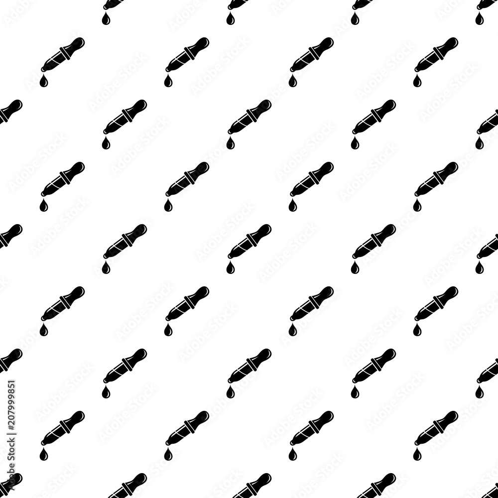 Poster pipette icon. simple illustration of pipette vector icon for web