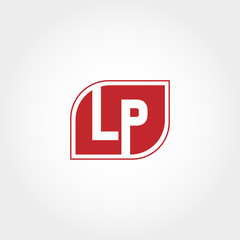 Initial Letter LP Logo Template Vector Design