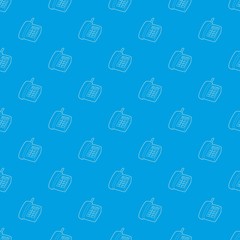 Support phone pattern vector seamless blue repeat for any use