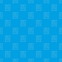 Receipt pattern vector seamless blue repeat for any use