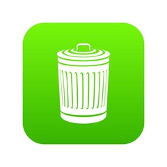 Closed bucket icon. Simple illustration of closed bucket vector icon for web