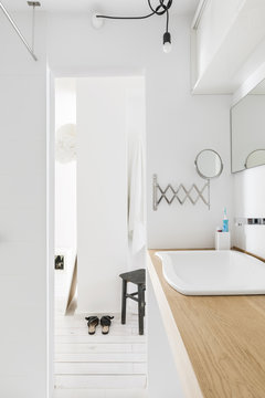 White bathroom