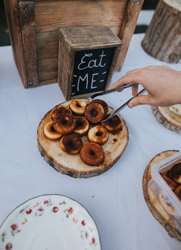 details of a bohemian styled candy bar
