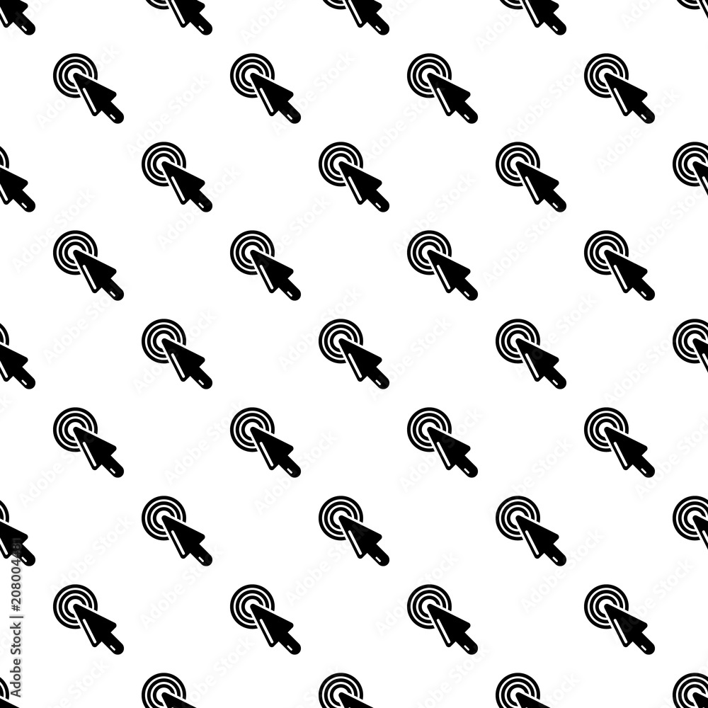 Poster cursor mouse icon. simple illustration of cursor mouse vector icon for web