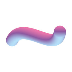 fluid abstract lines twisted neon design vector illustration