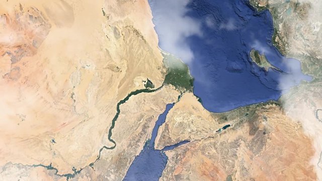 Земля zoom - Египет Каир