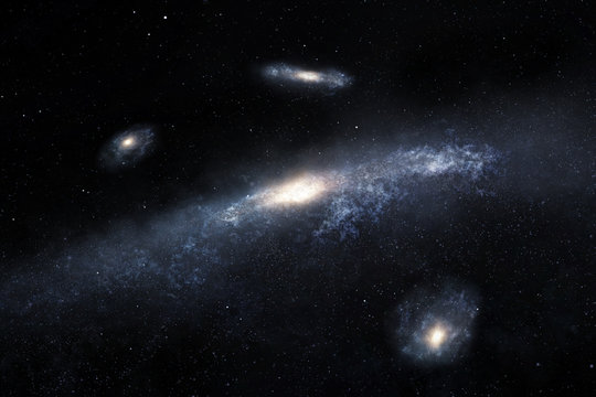 Distant spiral galaxies