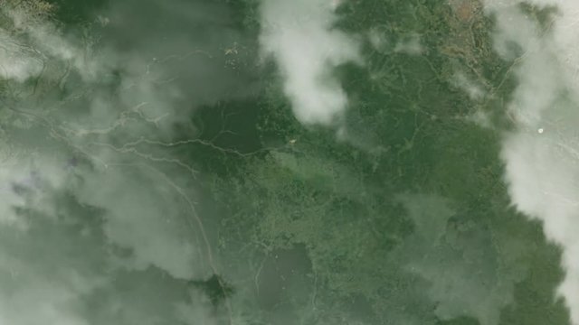 Земля zoom - Центрально-Африканская Республика Банги