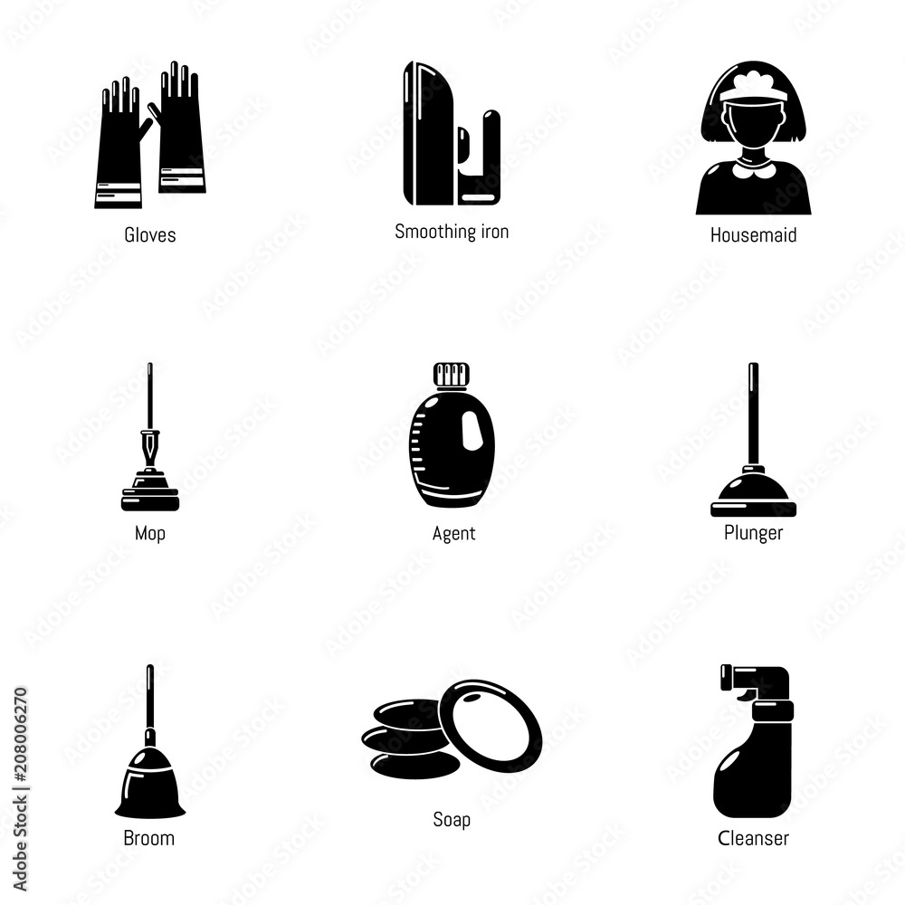 Poster purification icons set. simple set of 9 purification vector icons for web isolated on white backgrou