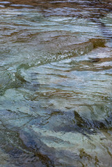 渓流の流れが作りださテクスチャー