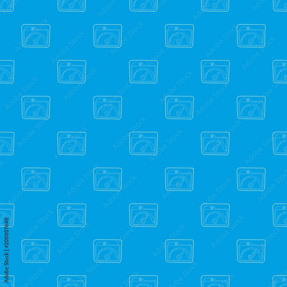 Poster indicator pattern vector seamless blue repeat for any use