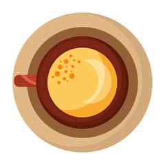 delicious coffee cup icon vector illustration design
