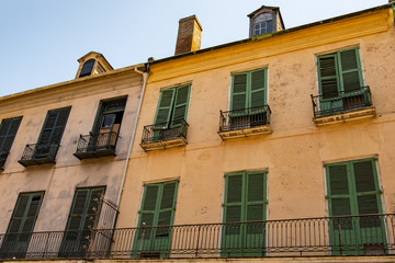 Obraz premium Historic French Quarter Facade