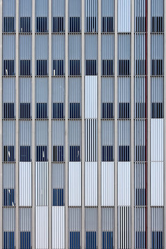 Textured building facade.