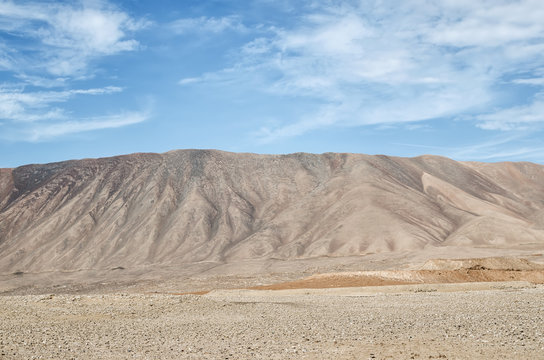 Mountains in desert