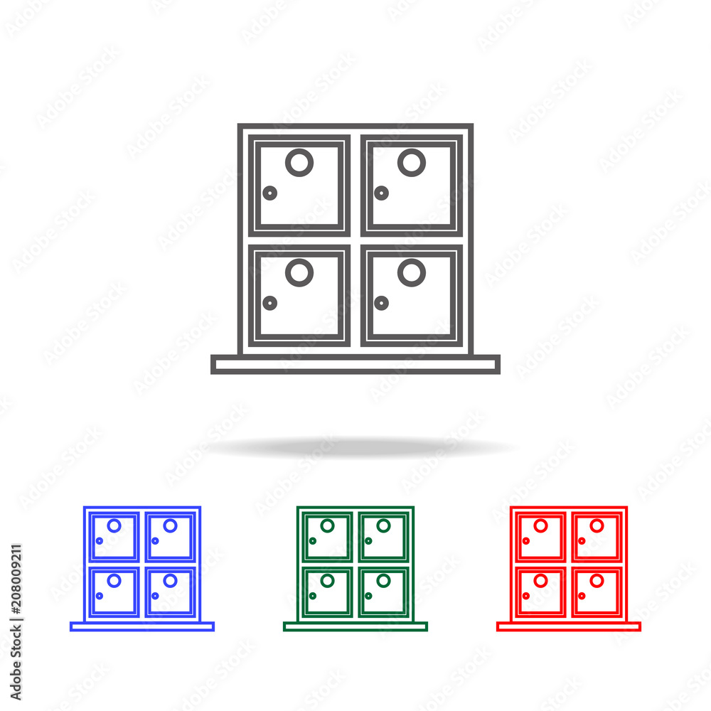 Aufkleber store box icon. elements of grocery store in multi colored icons. premium quality graphic design ico