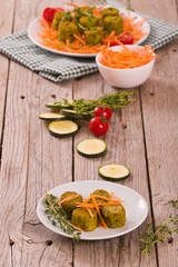Vegetarian meatballs.