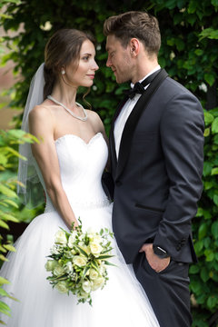 bride and groom