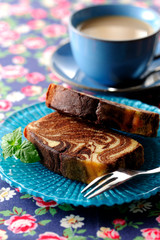 チョコマーブルケーキ