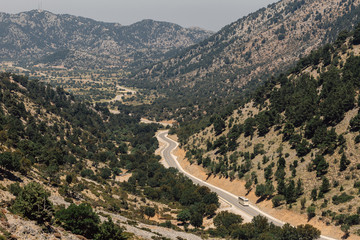 Road to Samaria gorge