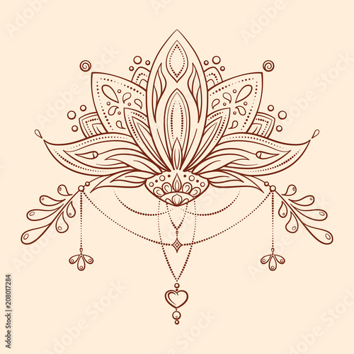 6700 Henna Flower Coloring Pages  Images