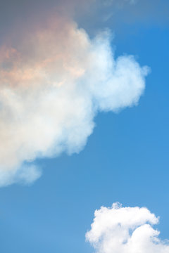 Huge smoke cloud