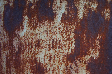 rust on painted metal