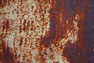 rust on painted metal