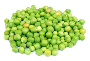 Fresh green peas