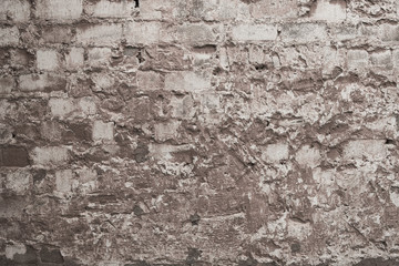 texture of the old dilapidated wall.