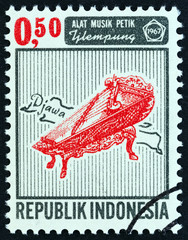Tjlempung Musical Instrument (Indonesia 1967)