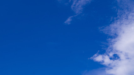 Fototapeta na wymiar Blue sky with white clouds background.