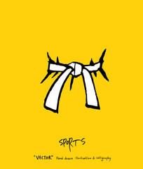 스포츠 포스터 / 손으로 그린 스포츠 그림