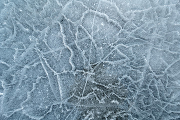 Frozen ice texture