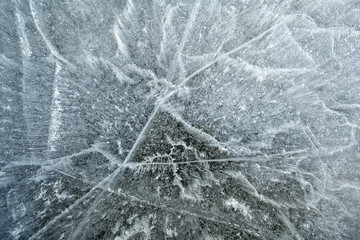 Frozen ice texture