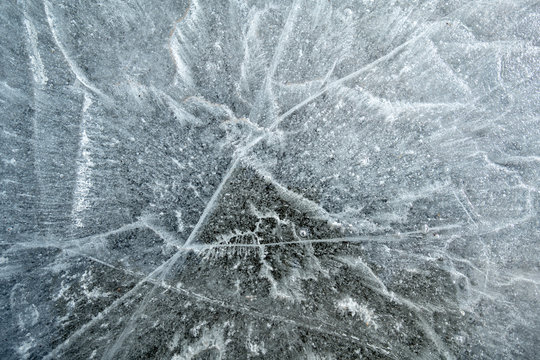 Frozen ice texture