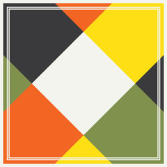 block color scarf design