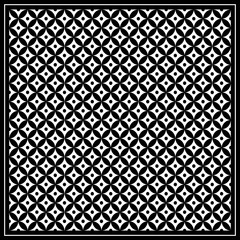 ethnic scarf pattern with black and white color